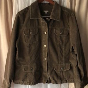 J Jill Sueded Cotton Jacket